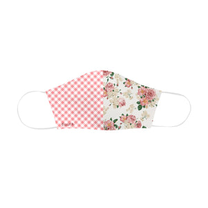 Face Mask Adult Vichy Floral and Pink Check