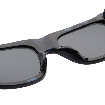 Sunglasses Unisex Blue Chunky Square Frame A. Kjaerbede | Agnes