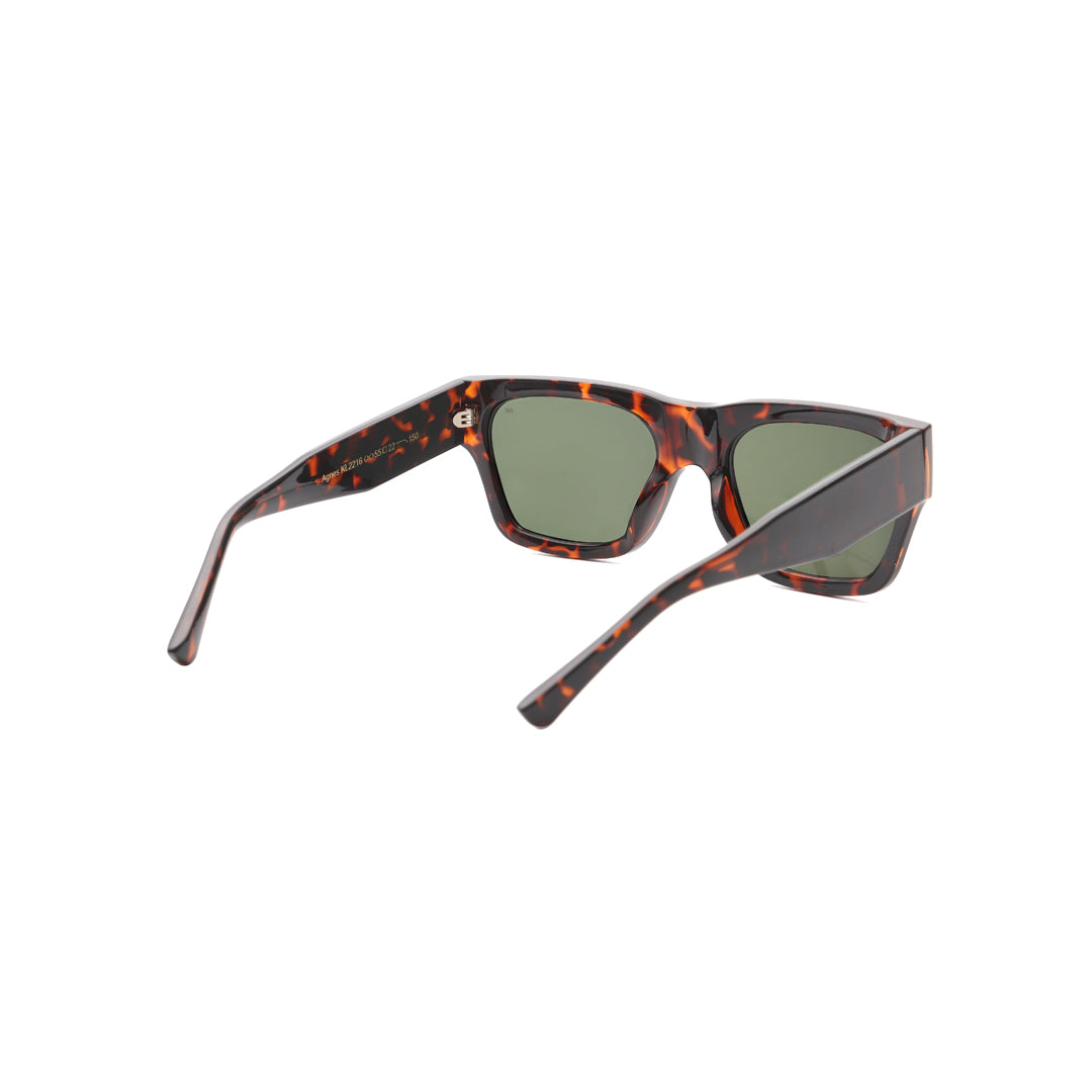 Sunglasses Unisex Chunky Demi-Tortoise Square Frame A. Kjaerbede | Agnes