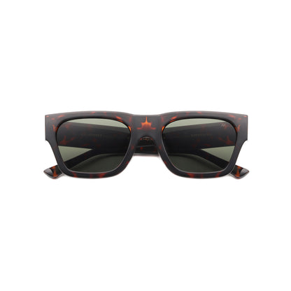 Sunglasses Unisex Chunky Demi-Tortoise Square Frame A. Kjaerbede | Agnes