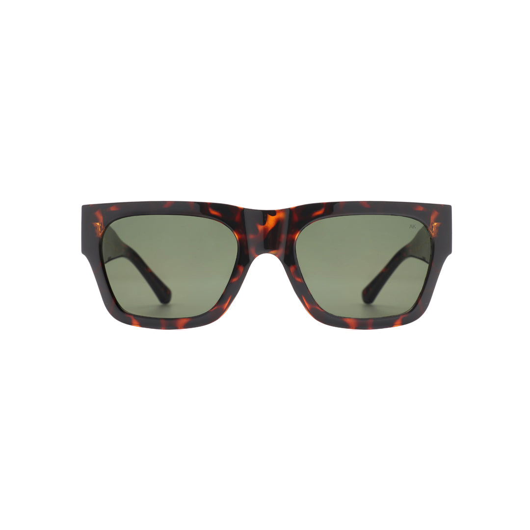 Sunglasses Unisex Chunky Demi-Tortoise Square Frame A. Kjaerbede | Agnes
