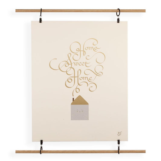 Home Sweet Home screenprint poster artwork by Blanca Gomez