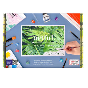 Art Kit Let's Learn Water Colour Painting DIY Starter Kit