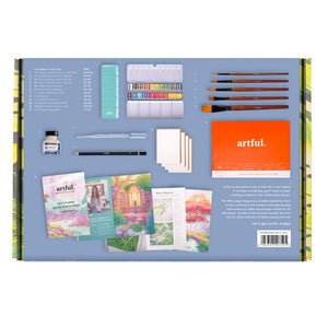 Art Kit Let's Learn Water Colour Painting DIY Starter Kit