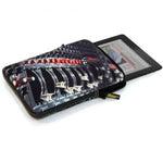 9.5" Tablet soft case with London Abbey Road print in dark grey