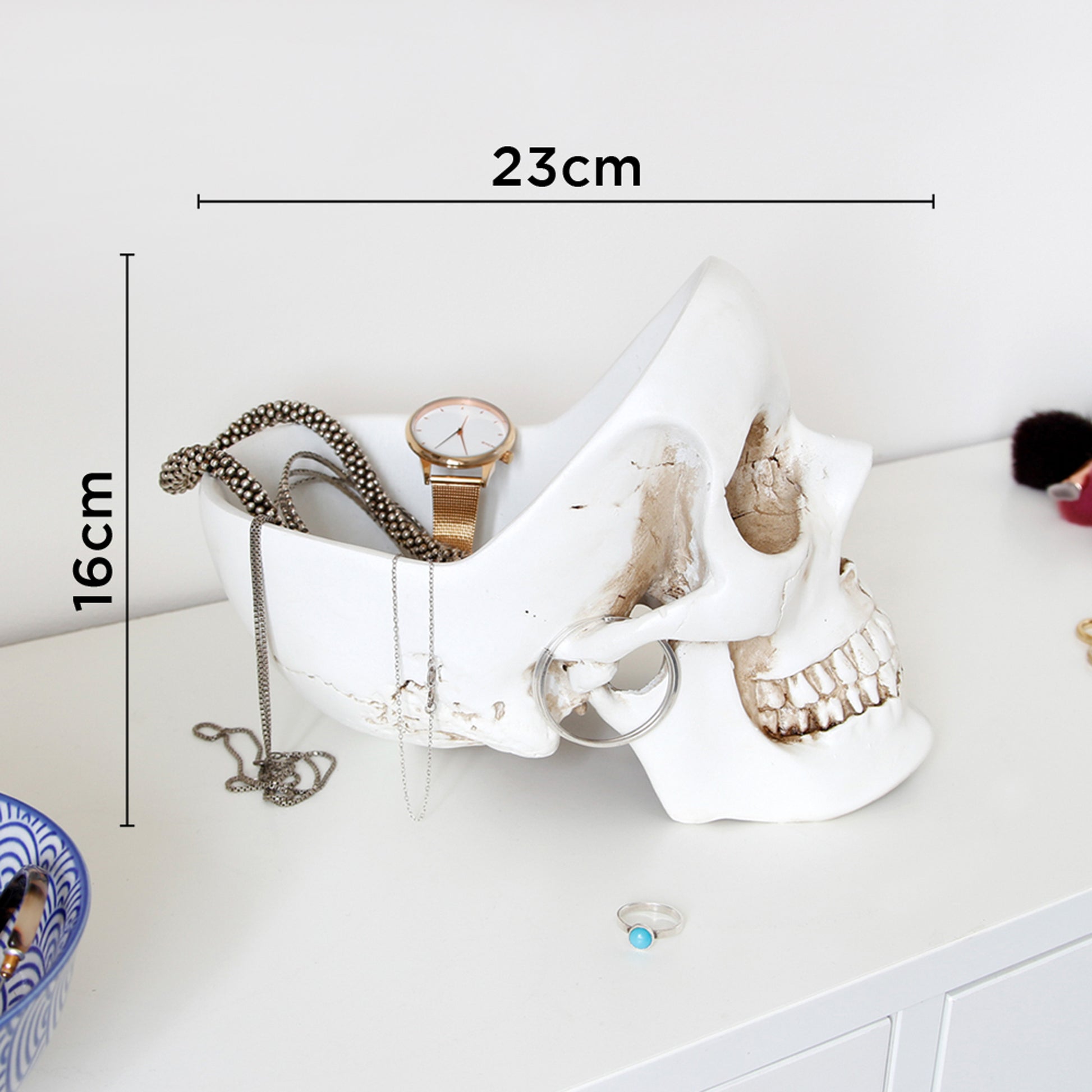 Skull Desk Tidy