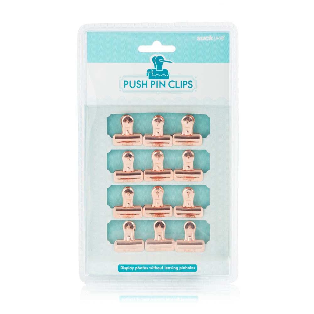 Push Pin Bulldog Clips
