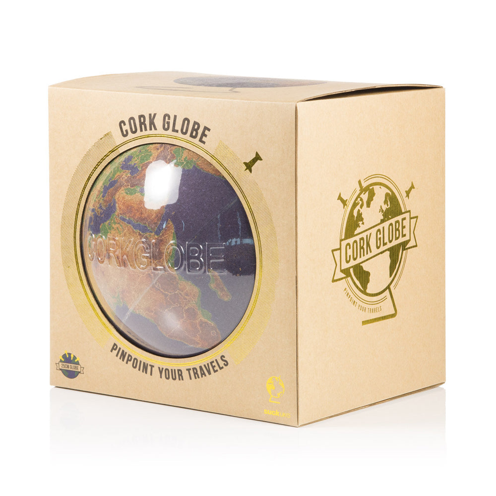 Coloured Cork Globe - Large