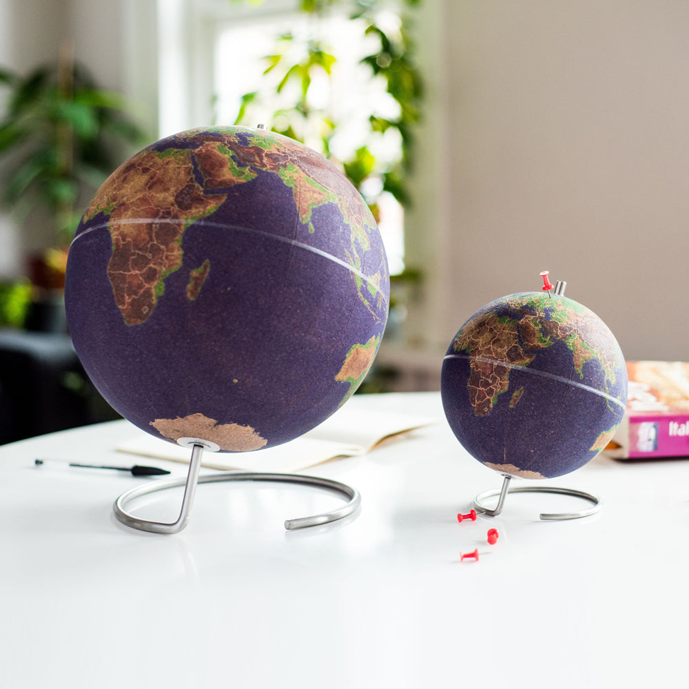 Coloured Cork Globe - Large