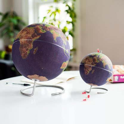 Coloured Cork Globe - Large