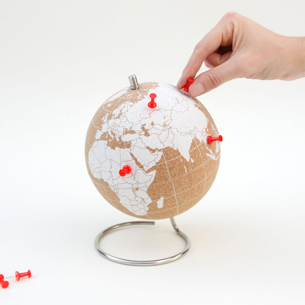 White Cork Globe - Small
