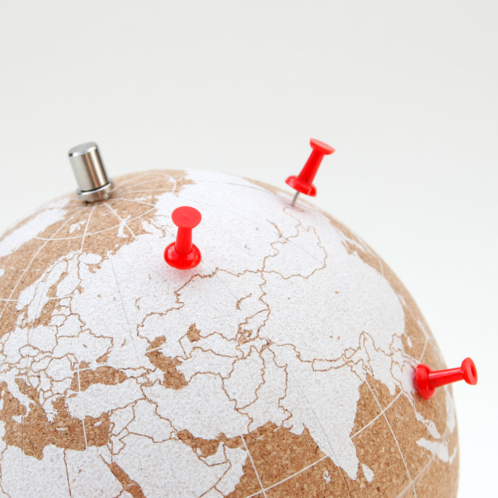 White Cork Globe - Small
