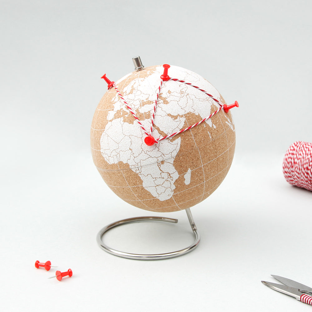 White Cork Globe - Small