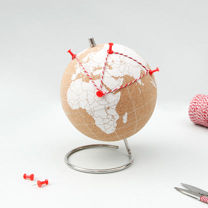 White Cork Globe - Small