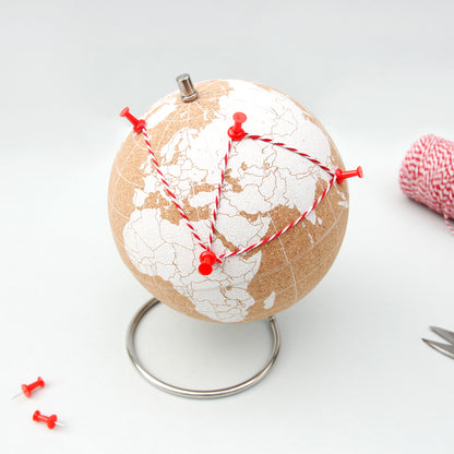 White Cork Globe - Small