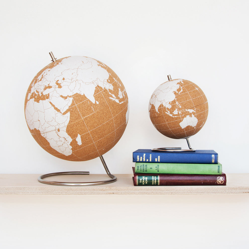 White Cork Globe - Small