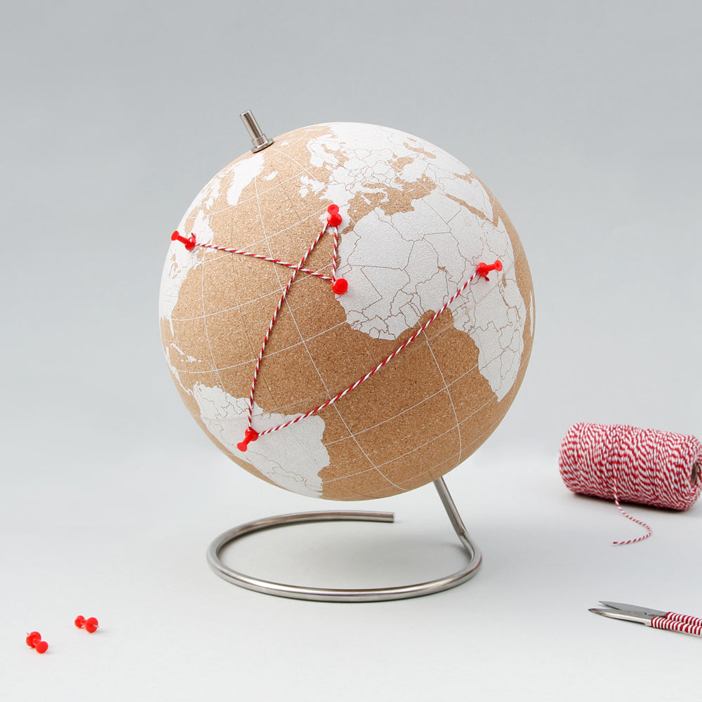 White Cork Globe - Large