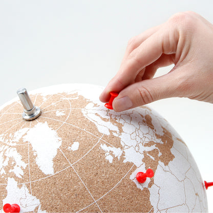 White Cork Globe - Large
