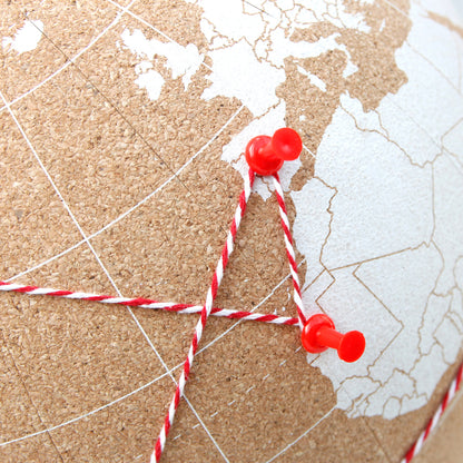 White Cork Globe - Large