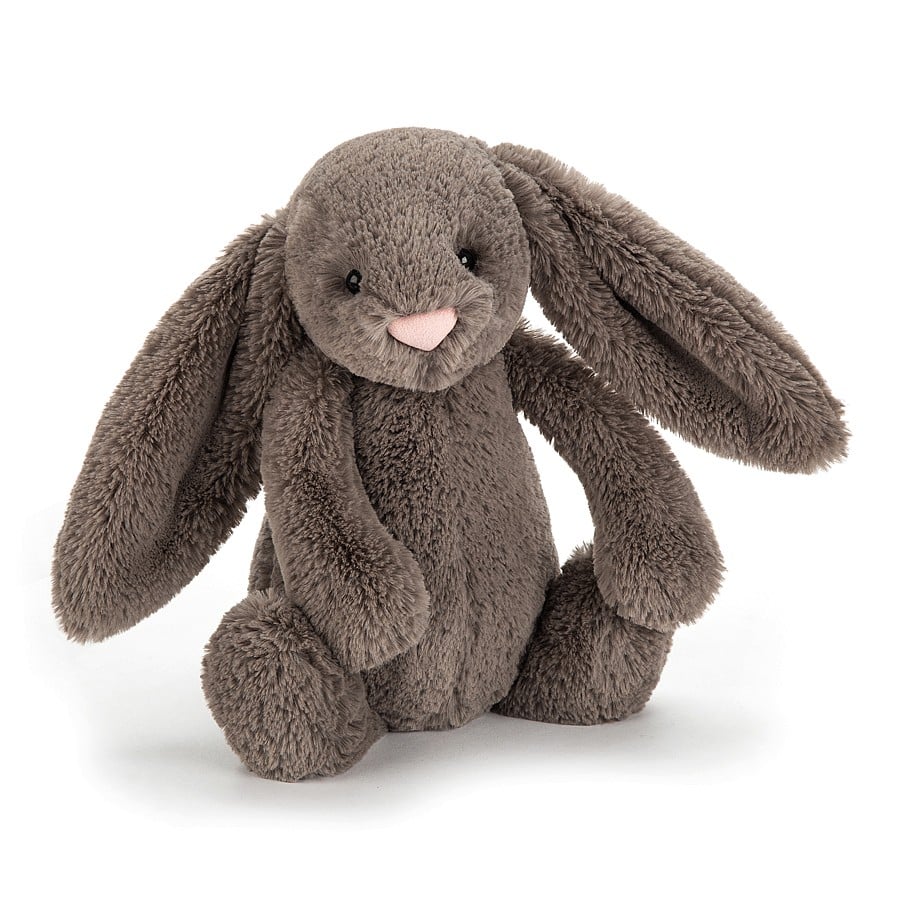 Bunny Soft Cuddly Toy Jellycat Bashful Truffle Brown Medium