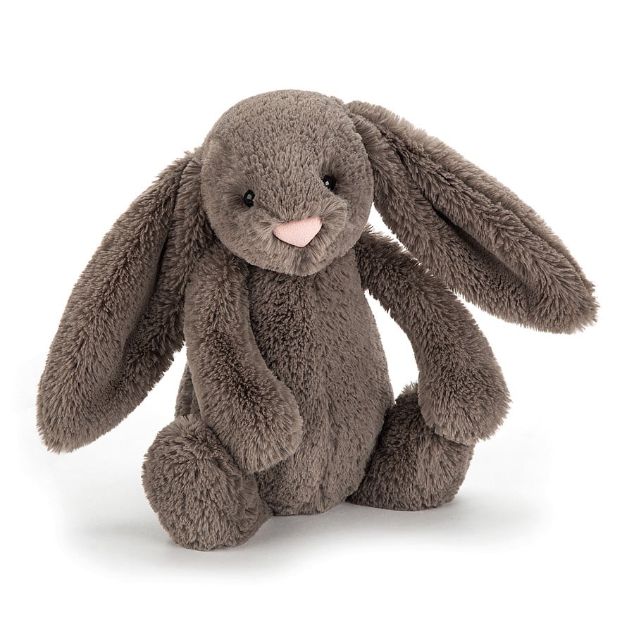 
            
                Load image into Gallery viewer, Bunny Soft Cuddly Toy Jellycat Bashful Truffle Brown Medium
            
        