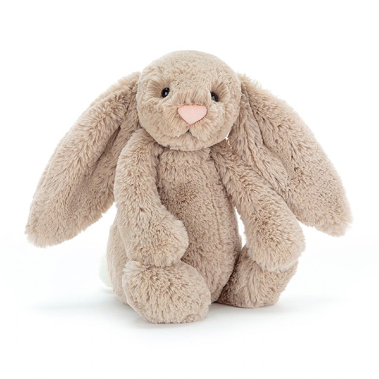 Bunny Soft Cuddly Toy Jellycat Bashful Beige Medium