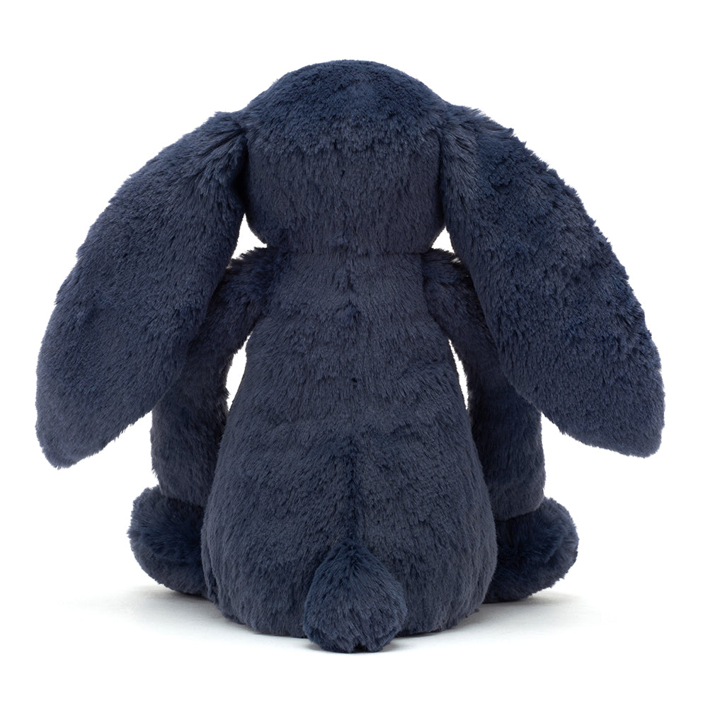 Bunny Soft Cuddly Toy Jellycat Bashful Stardust Navy Medium