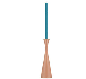 Candle Holder Tall Doge Wooden in Rose Gold