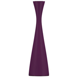 Candle Holder Tall Doge Wooden in Purple