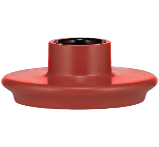 Candle Holder Small Recycled Wood Brick Dust Orange British Colour Standard