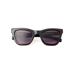 Sunglasses Women's Black Demi-Tortoise Cat-Eye Frame A. Kjaerbede | Big Kanye
