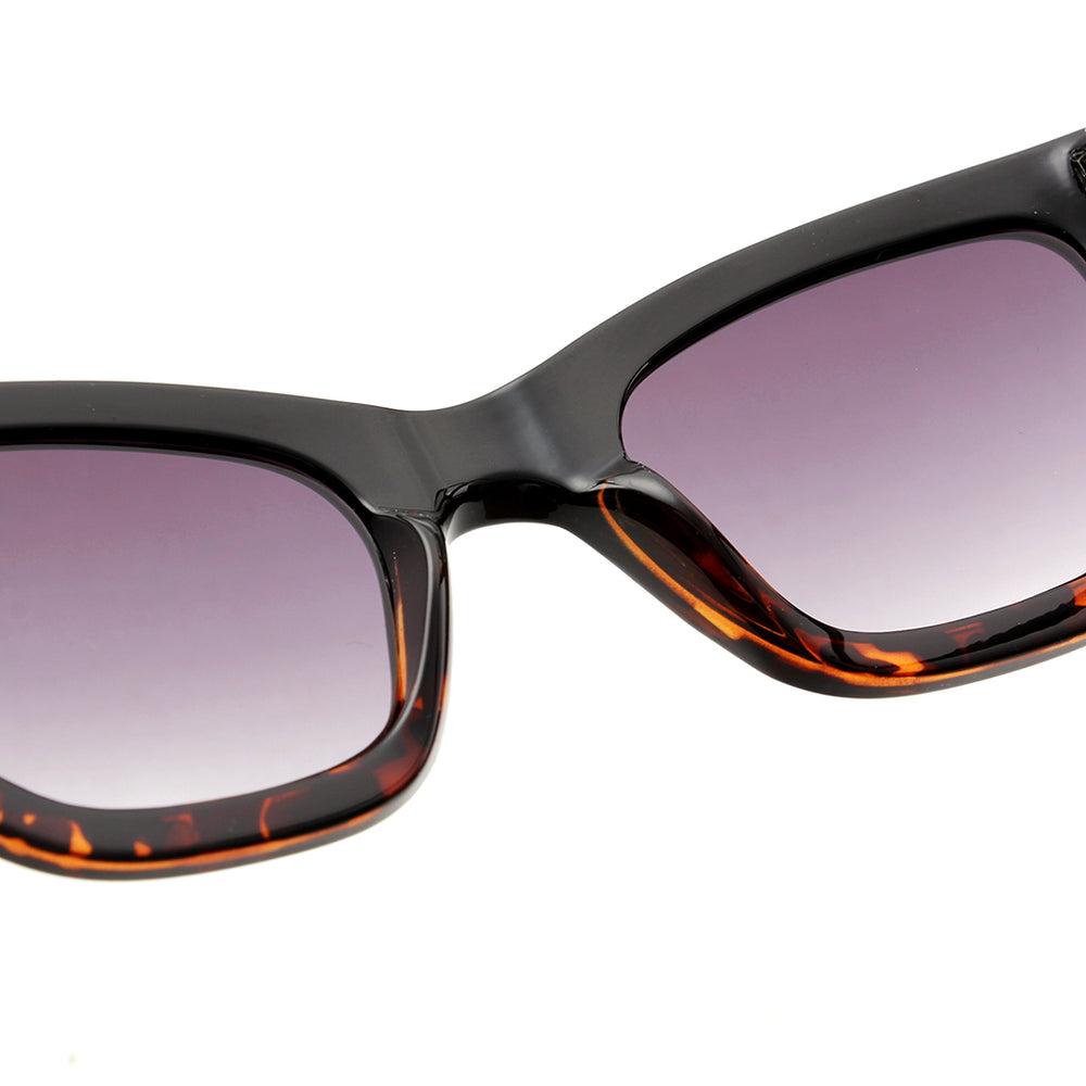 Sunglasses Women's Black Demi-Tortoise Cat-Eye Frame A. Kjaerbede | Big Kanye