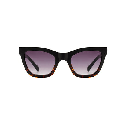 Sunglasses Women's Black Demi-Tortoise Cat-Eye Frame A. Kjaerbede | Big Kanye