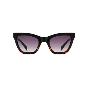 Sunglasses Women's Black Demi-Tortoise Cat-Eye Frame A. Kjaerbede | Big Kanye