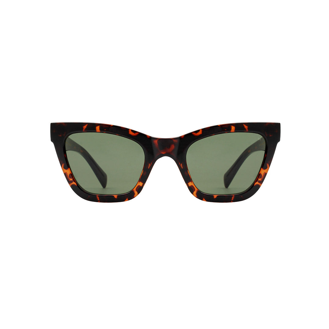 Sunglasses Women's Demi-Tortoise Cat-Eye Frame A. Kjaerbede | Big Kanye