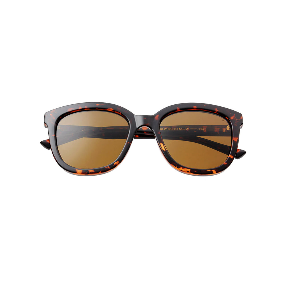 Sunglasses Unisex Chunky Oversized Round Demi-Tortoise A. Kjaerbede | Billy