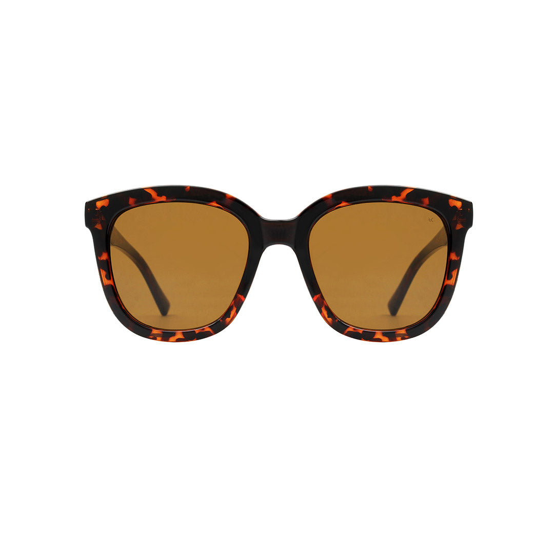 Sunglasses Unisex Chunky Oversized Round Demi-Tortoise A. Kjaerbede | Billy