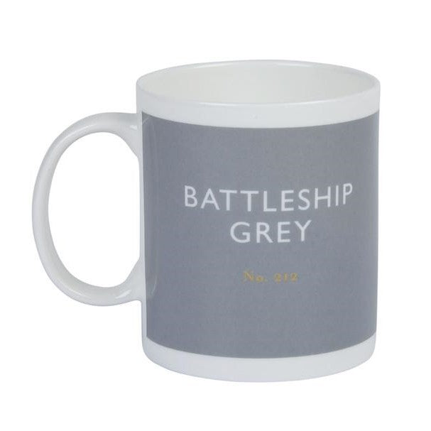 Battleship grey mug