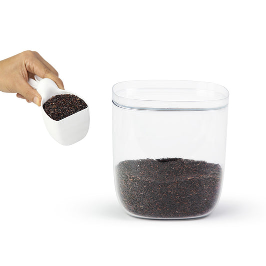 Jar Storage Container Food Bella Bunny 3.5L Transparent Including Rabbit Shape Scoop