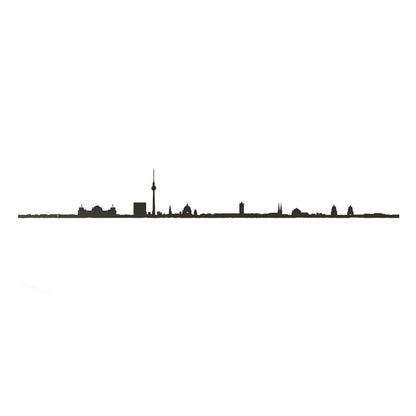 The Line Wall Art Decoration Berlin Skyline in Black