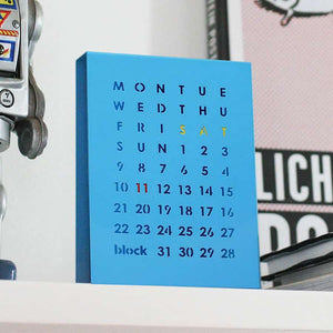 Calendar Perpetual Magnetic Steel Blue