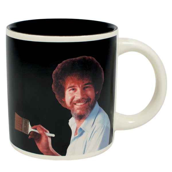 Mug Bob Ross Self Painting Heat Changing
