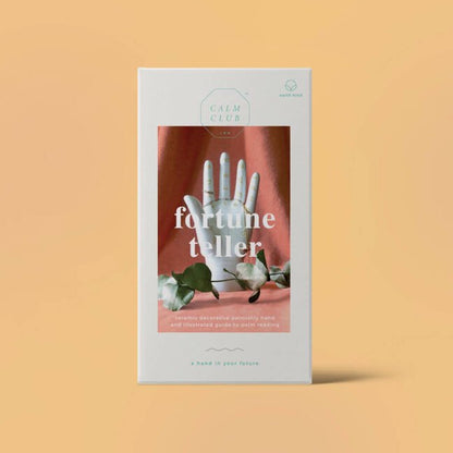Palm Reading Jewellery Holder & Fortune-Telling Guide White Gold Calm Club