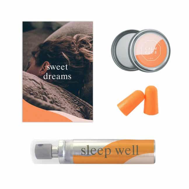 Sleep Well Pillow Mist Orange Silver Calm Club