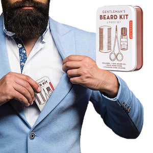
            
                Load image into Gallery viewer, Tin Gentleman&amp;#39;s Beard White and Red
            
        