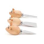 Mice cheese knives - set of 3