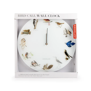 Clock Bird Wall Clock Kickerland