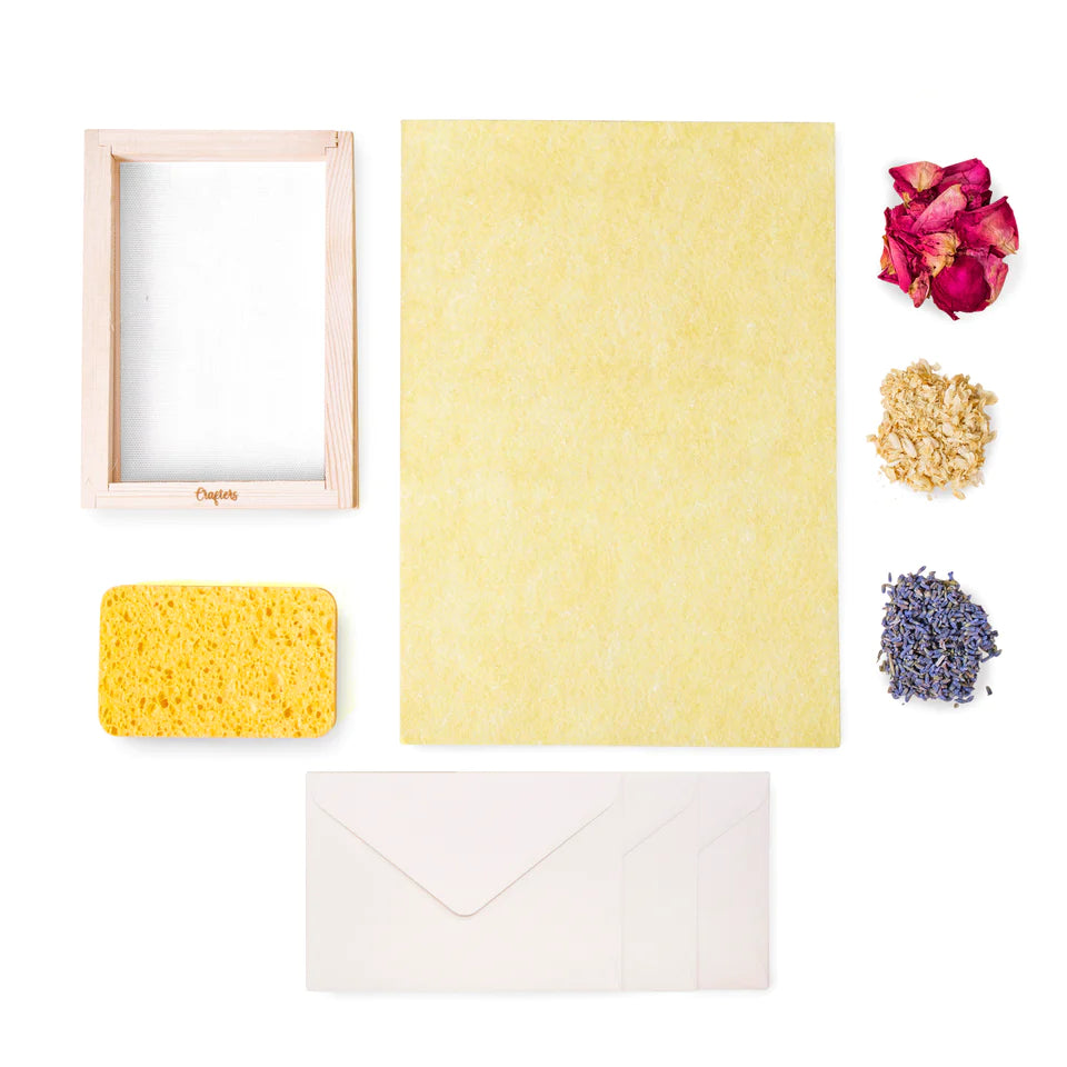 Make Your Own Paper Kit with Dried Flowers