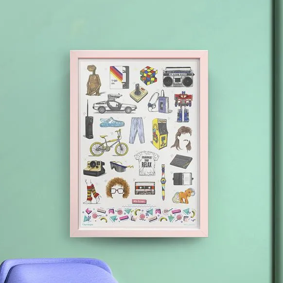 
            
                Load image into Gallery viewer, 80&amp;#39;s Icon Chartologist Scratch Poster Chartologist Luckies
            
        