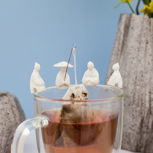 Tea bag holder fishermen - set of 4